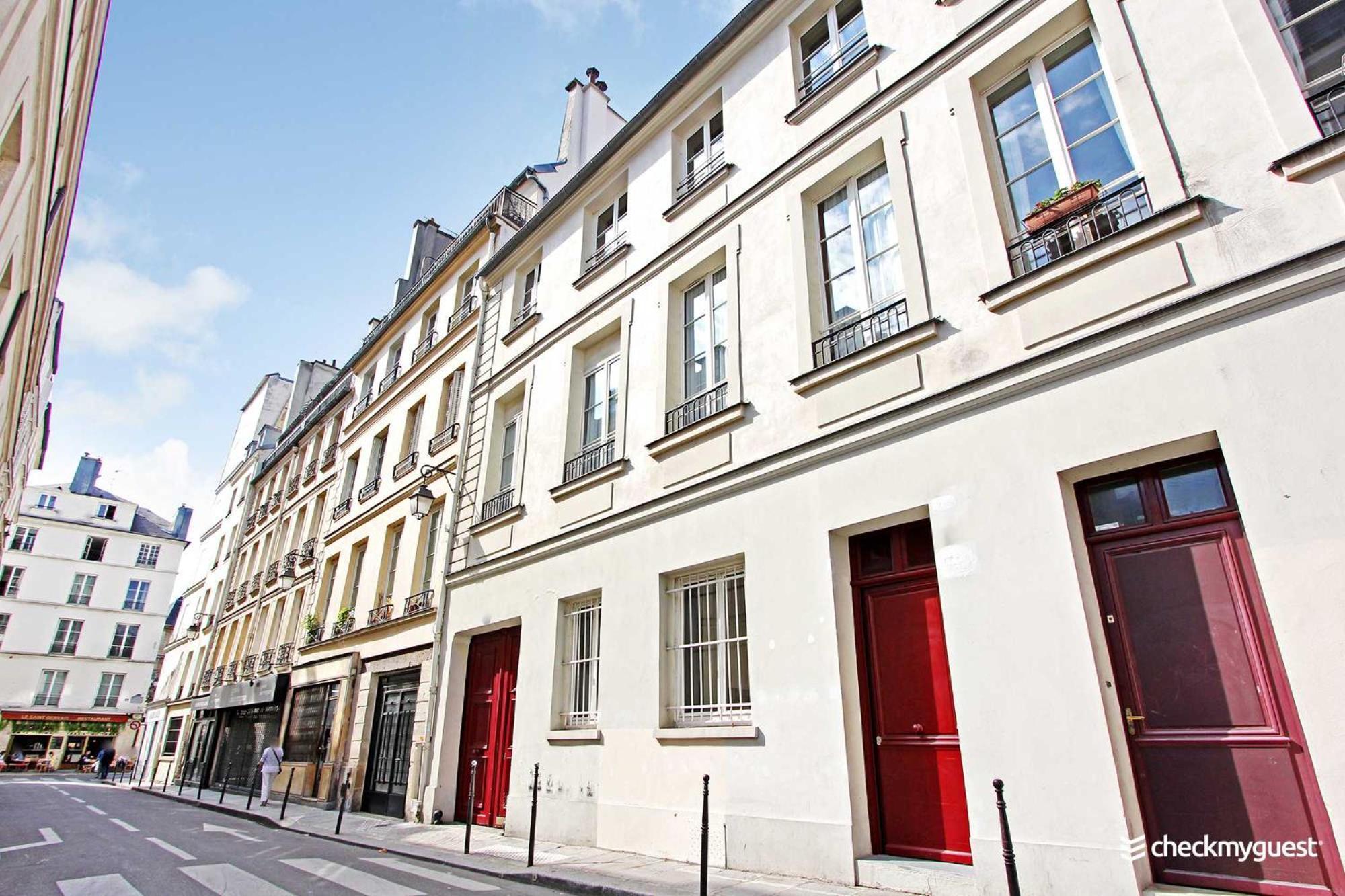 Authentic Apartment - 2Br-6P - Le Marais Париж Екстериор снимка